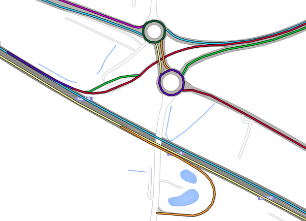 The map showing Super-Sections color-coded as an overlay