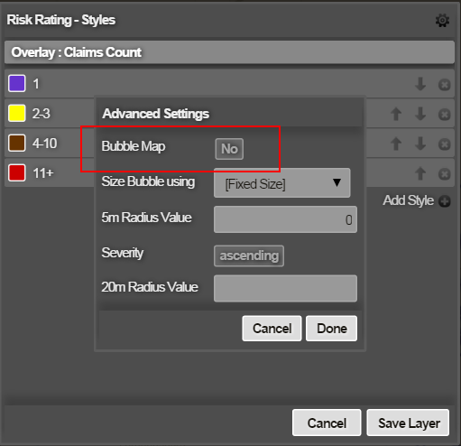 Create Bubble Layers