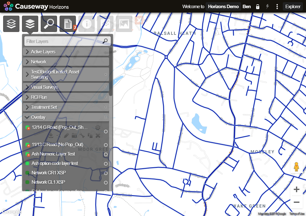 The map at Interaction level